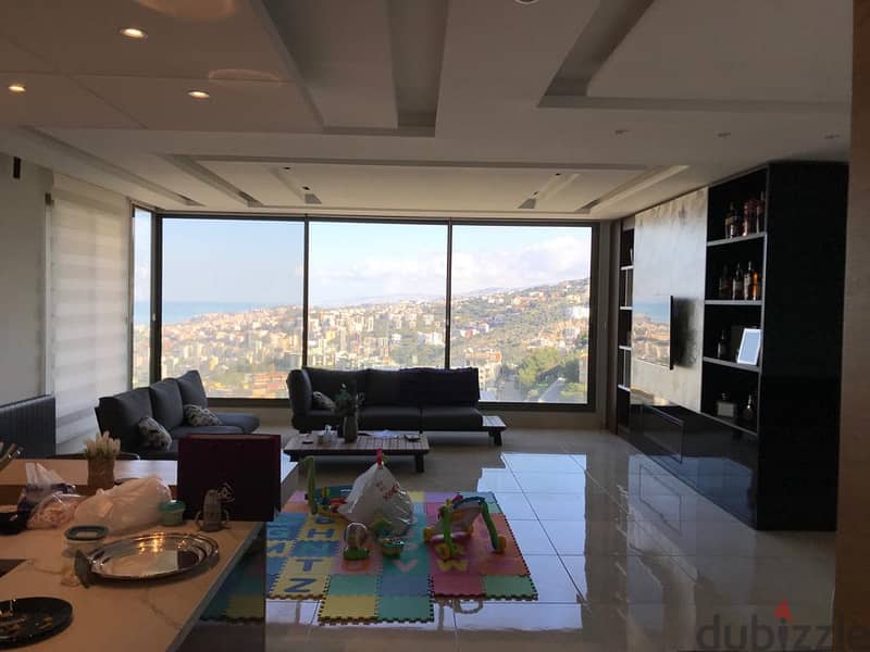 Apartment for sale in Bsalim/ View/ Decorated شقة للبيع في 1