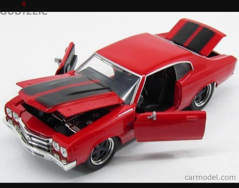 Chevrolet Chevelle SS (Fast and Furious) diecast car model 1;24 3