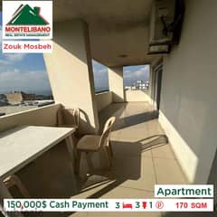 Apartment for sale!! At Zouk Mosbeh!! 0