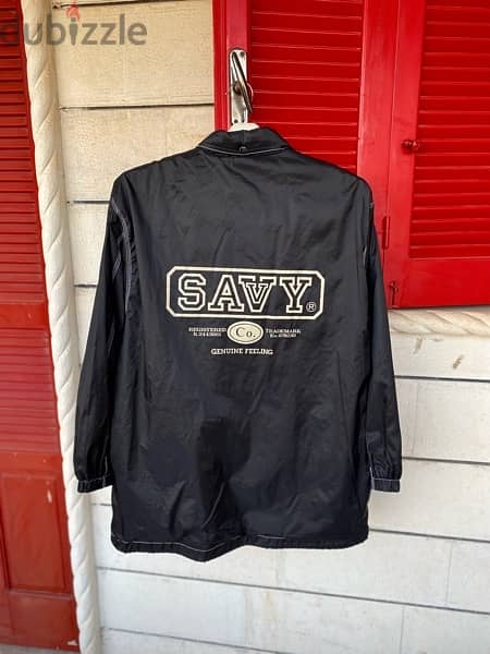 SAVY JEANS Black Jacket Size M/L 2