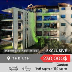 Sheileh | 146 sqm + 114 sqm Garden | Payment Facilities 0