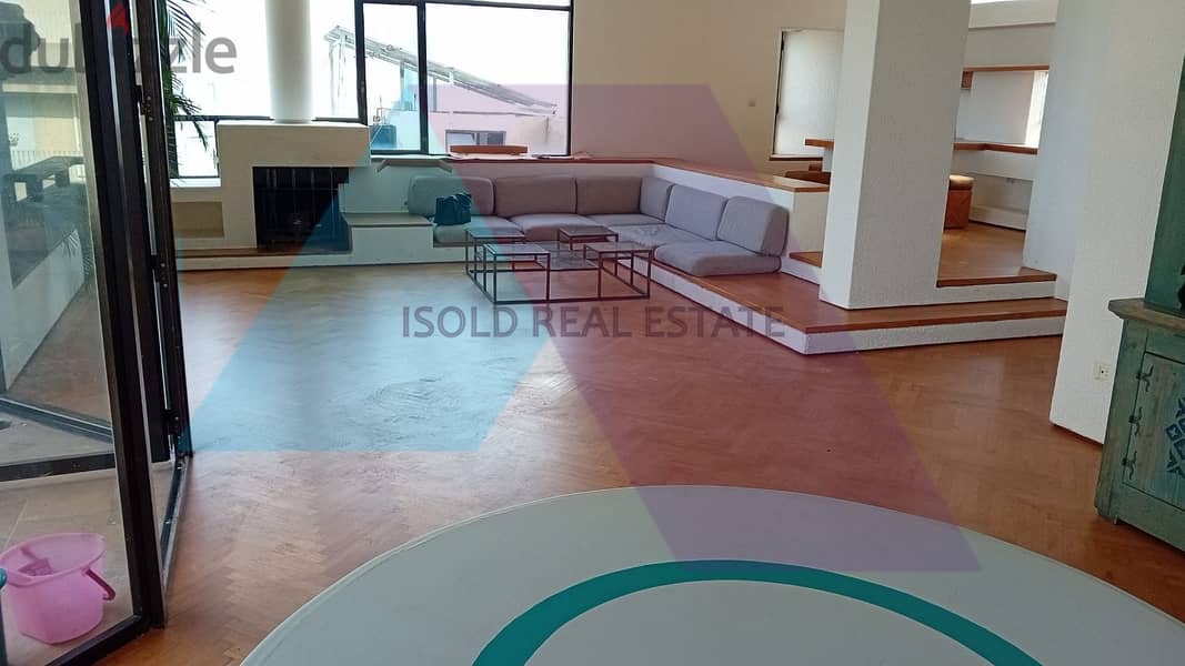 Luxurious decorated 275 m2 apartment + terrace for rent in Achrafieh 3