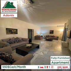 550$Cash/Month!!Apartment for rent in Adonis!!