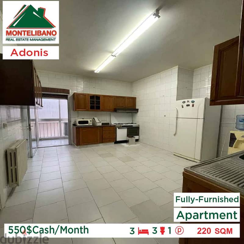 550$Cash/Month!!Apartment for rent in Adonis!! 3