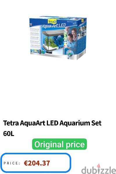 Aquarium 60 Liters All incluided 3