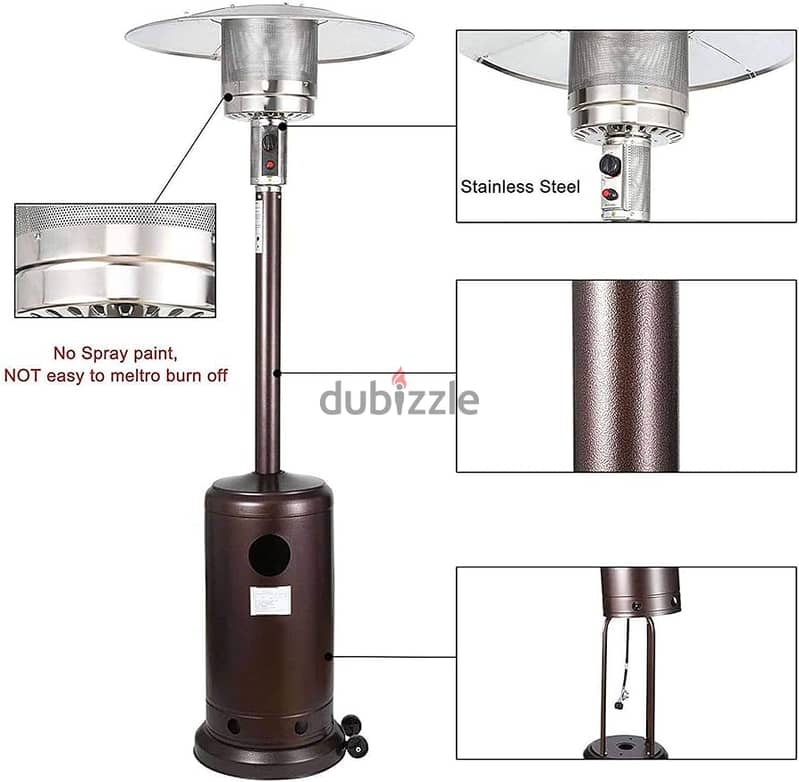 Patio Gas Indoor Outdoor Heater دفاية غاز شمسية 3