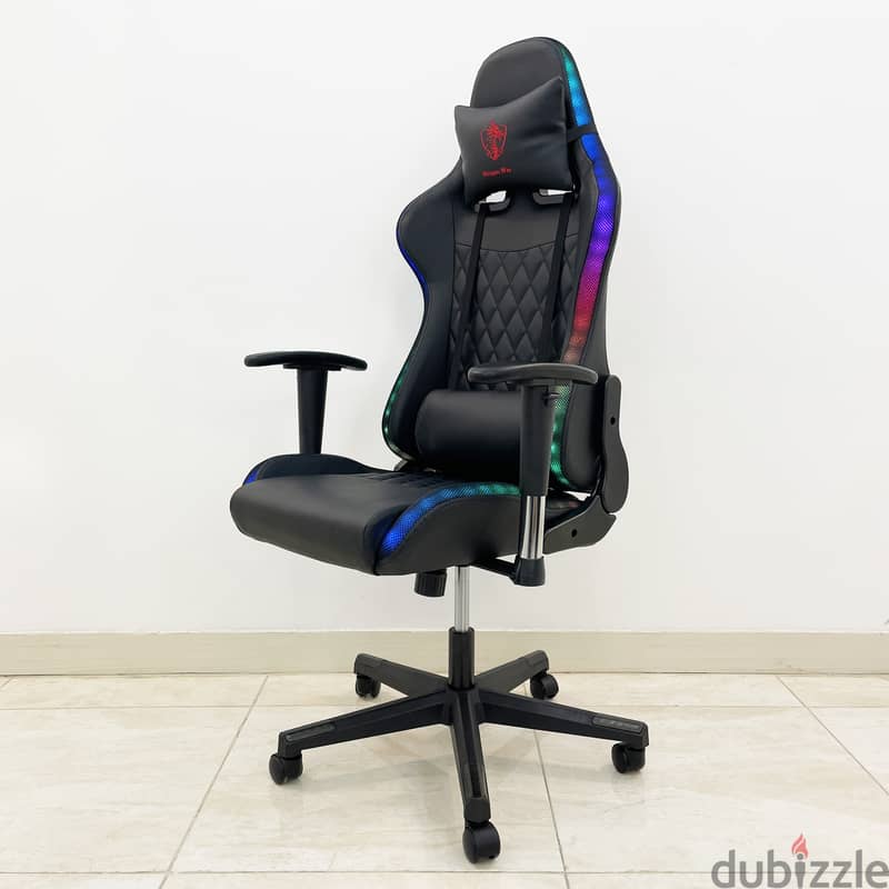 DRAGON WAR GM-203L RGB WITH REMOTE HIGH QUALITY GAMING CHAIR OFFER 1