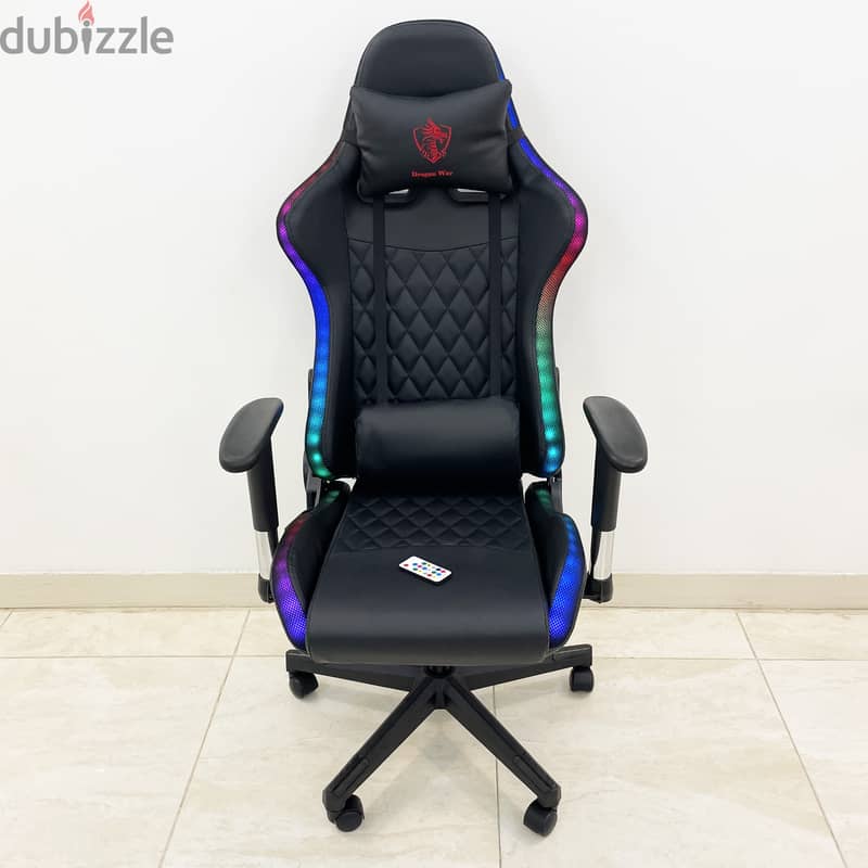 DRAGON WAR GM-203L RGB WITH REMOTE HIGH QUALITY GAMING CHAIR OFFER 2