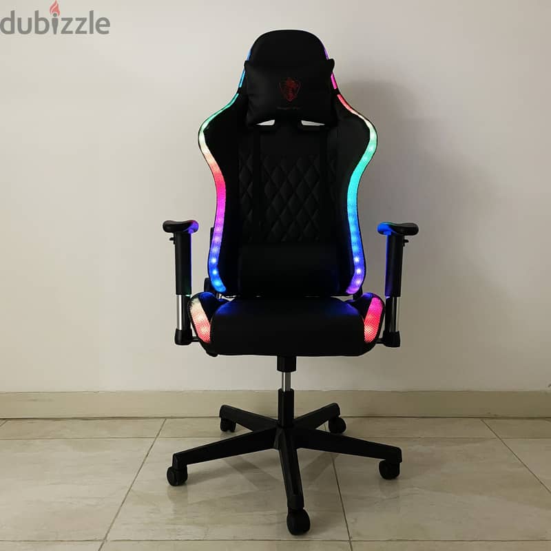 DRAGON WAR GM-203L RGB WITH REMOTE HIGH QUALITY GAMING CHAIR OFFER 4