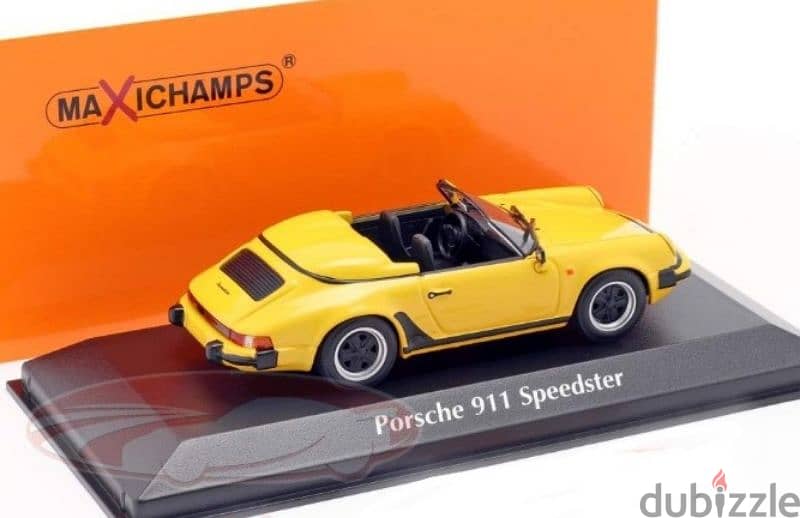 Porsche 911 speedster 1988 diecast car model 1;43. 4