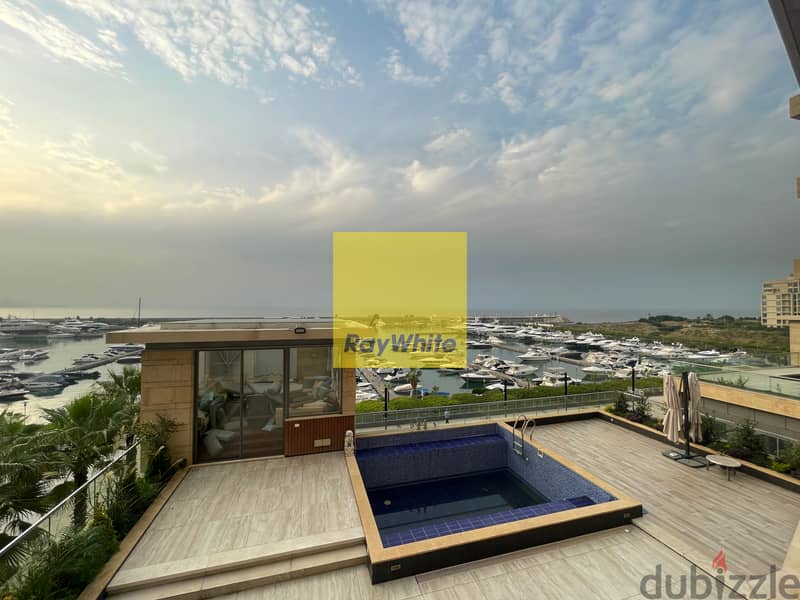 Marina view apartment for sale in Waterfront City Dbayeh 10