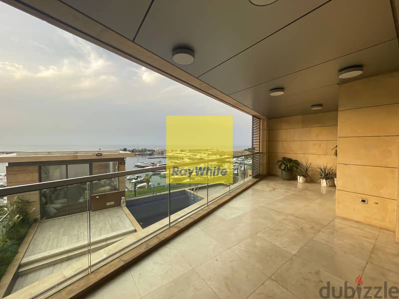 Marina view apartment for sale in Waterfront City Dbayeh 11
