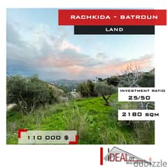 Land for sale in Rachkida - Batroun 2180 sqm ref#jcf3306 0