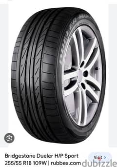 Bridgestone Tire (4) 255 55 r18