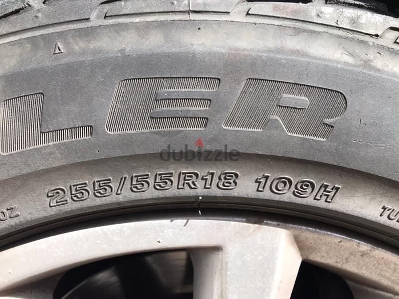 Bridgestone Tire (4) 255 55 r18 1