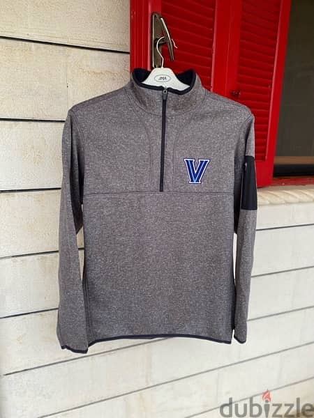 ANTIGUA Vanderbilt Grey Quarter-Zip Jacket Size L 2