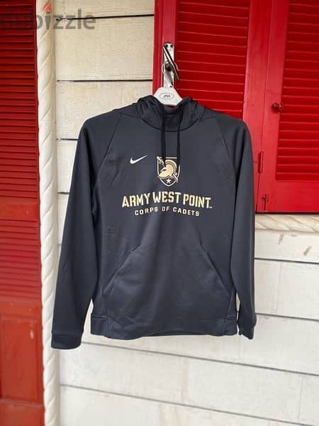 NIKE Army West Point Black Hoodie Size M 2