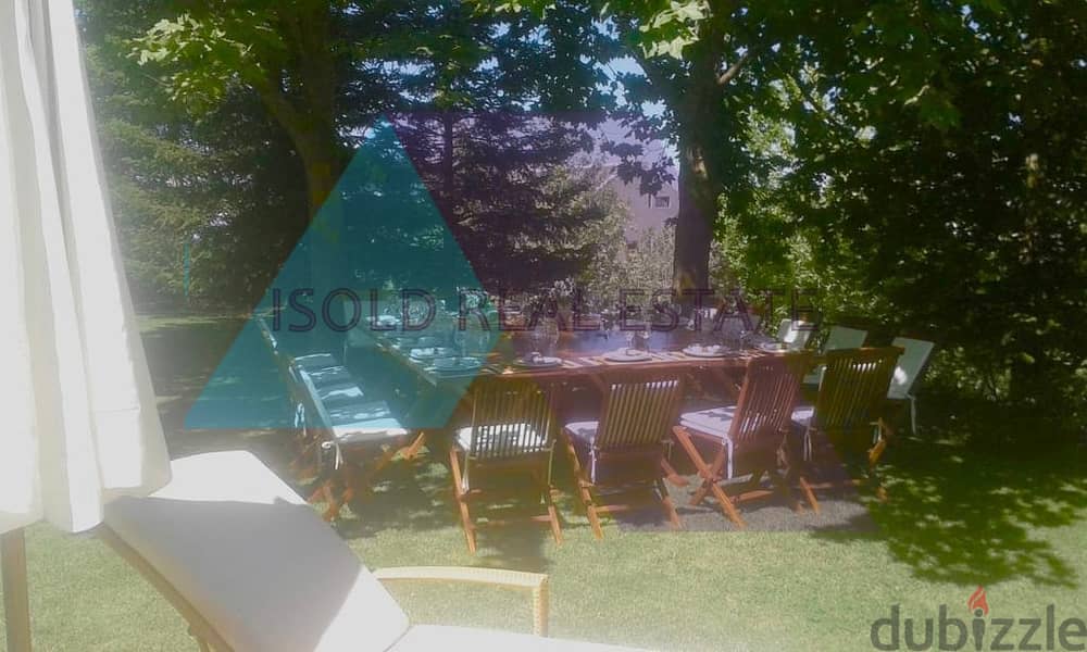 Furnished 1151m2 Villa /2539m2 land+garden,terrace,pool for sale Fakra 1