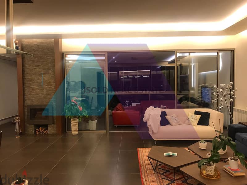 Furnished 250 m2 apartment + open view for sale in Hazmieh/Mar Takla 1