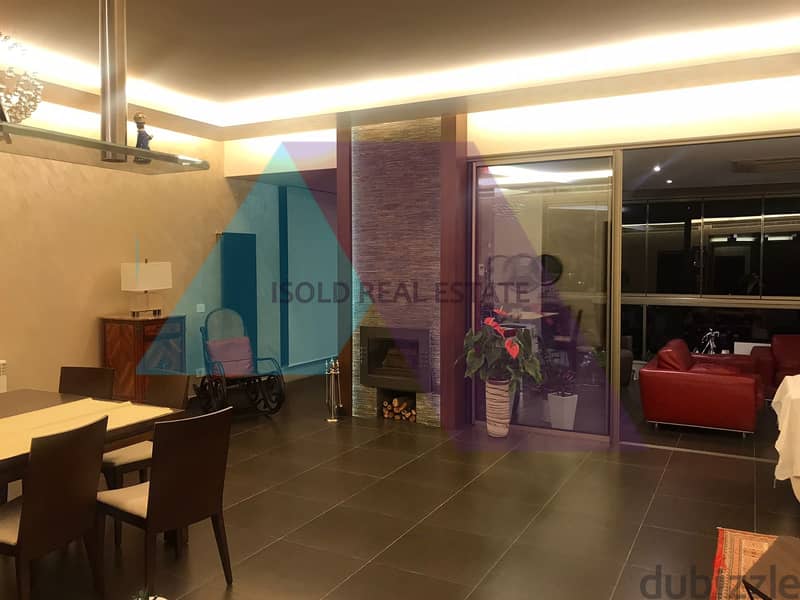 Furnished 250 m2 apartment + open view for sale in Hazmieh/Mar Takla 2
