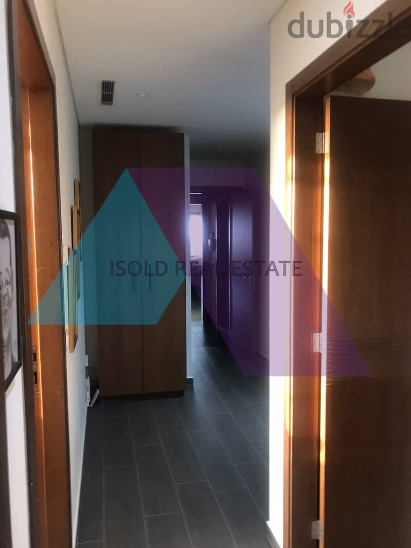 Furnished 250 m2 apartment + open view for sale in Hazmieh/Mar Takla 9