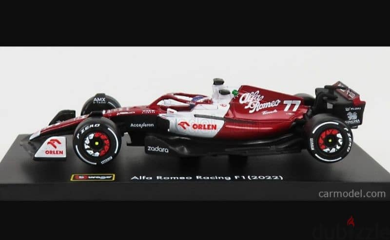 V. Bottas Alfa Romeo C42 (2022) diecast car model 1;43. 1