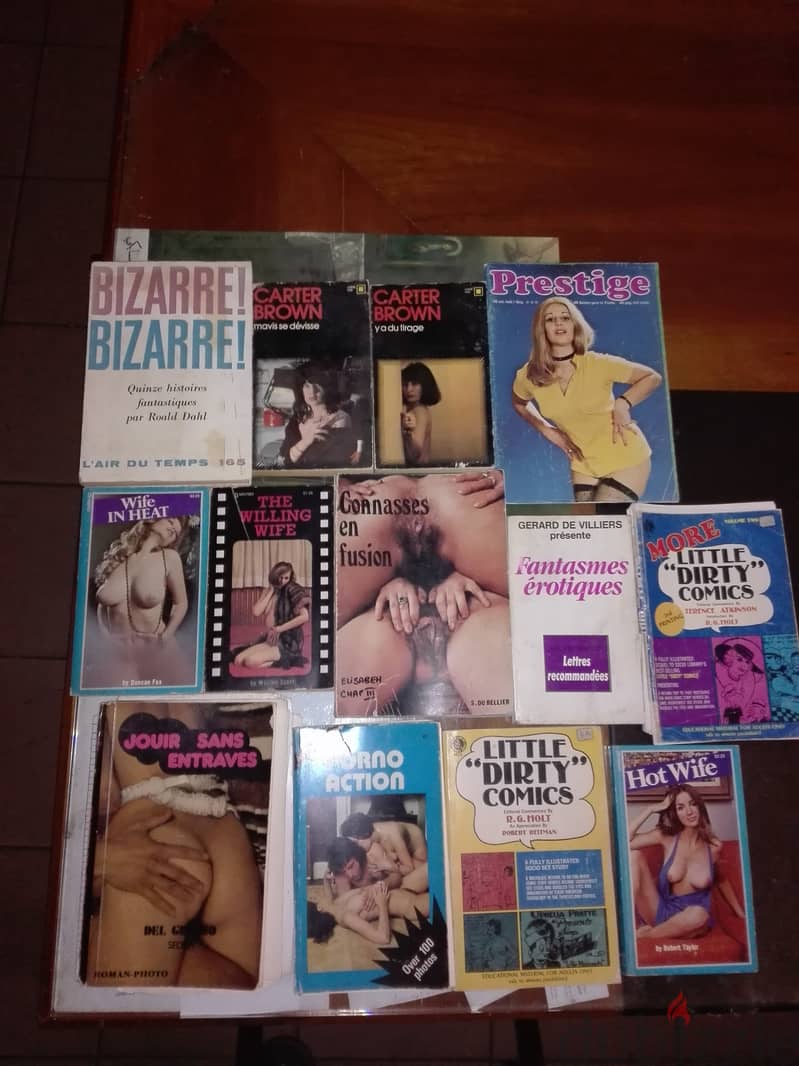 vinage collection erotiques& fantasmes books& magazine 8