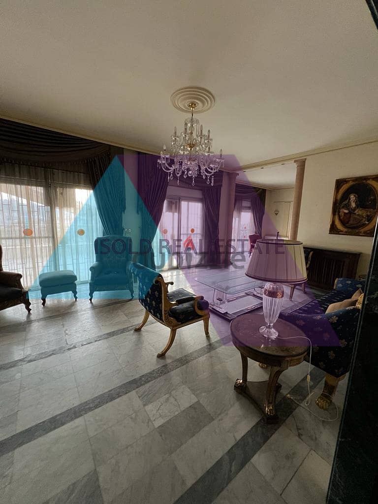 Fully furnished 400 m2 apartment for rent in Rabieh 9