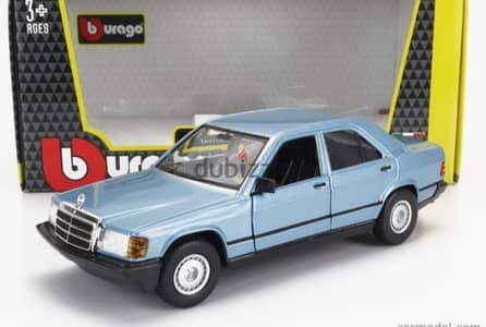 Mercedes 190E diecast car model 1:24.