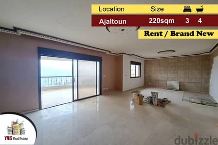 Ajaltoun 220m2 | Rent | Brand New | Modern | Panoramic View | DA IV |