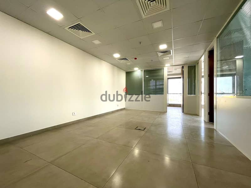 JH24-3190 120m office for rent in Achrafieh, $ 2500 cash per month 3