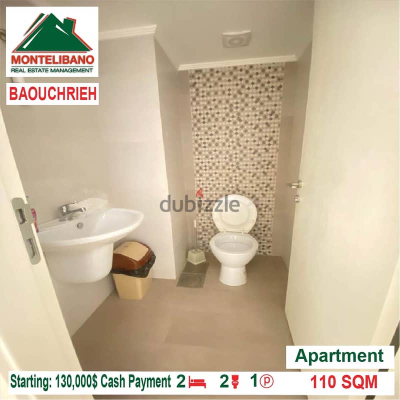 Starting: 130,000$ Cash Payment!! Apartment for sale in Baouchrieh!! 3