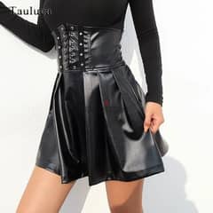 Leather corset skirt, Size M 0