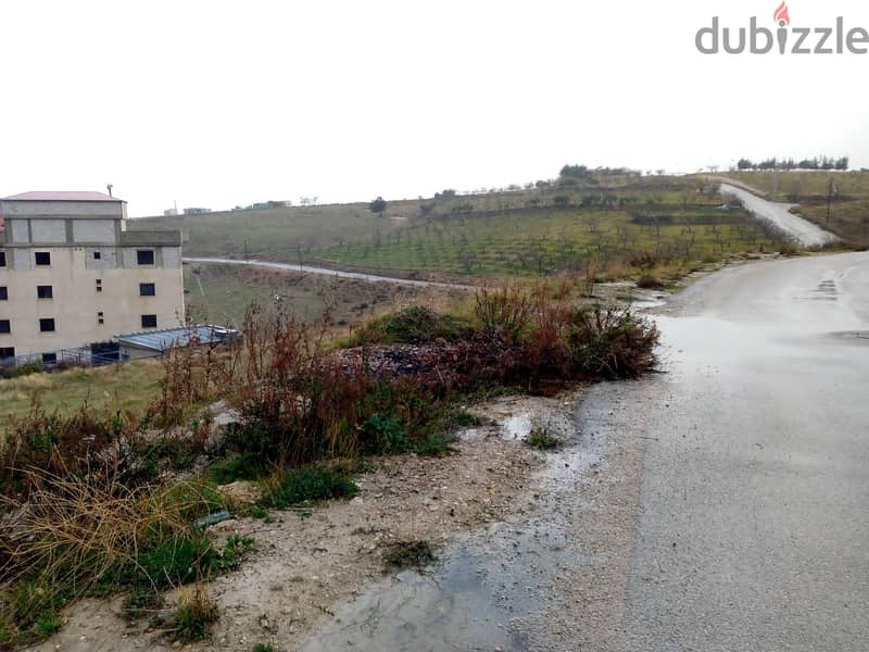 zahle dhour land 975 sqm for sale open view Ref#5929 1
