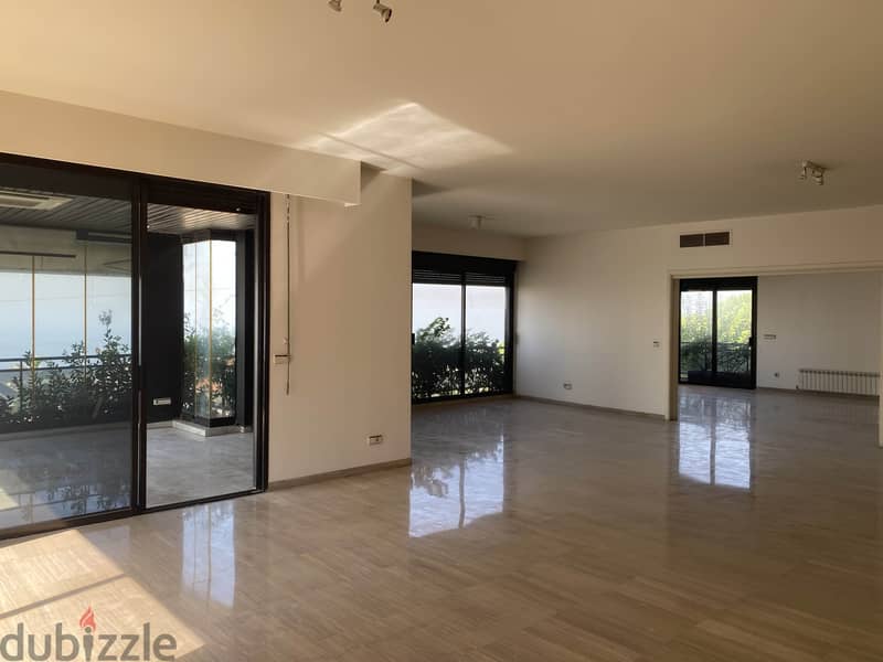 520 SQM Apartment in Naccache/Rabieh, Metn with Breathtaking Sea View 0