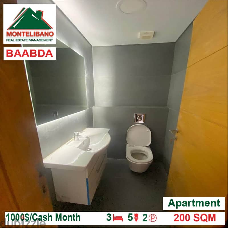 Apartment for Rent Located In Baabda 8