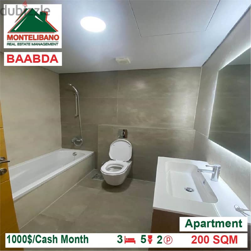 Apartment for Rent Located In Baabda 9