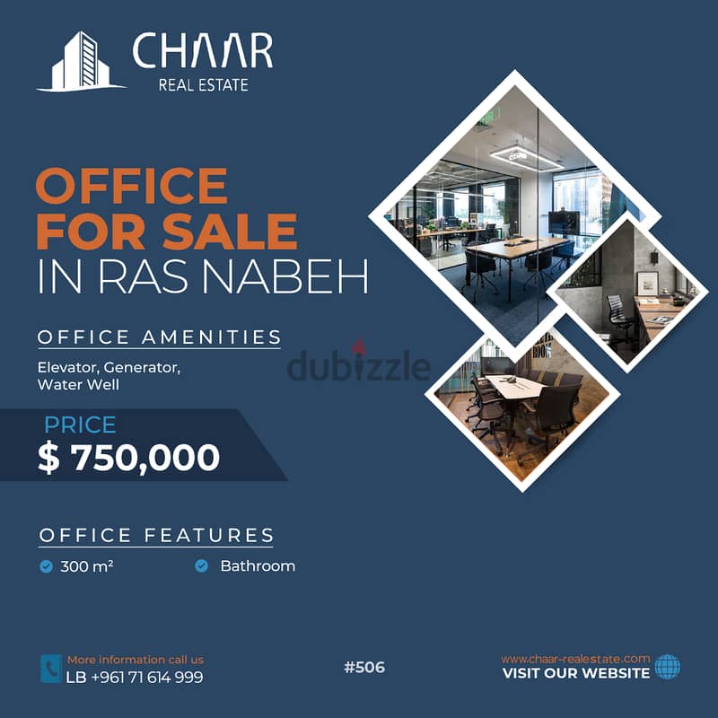 R506 Spacious Office for Sale in Ras Al-Nabaa 0