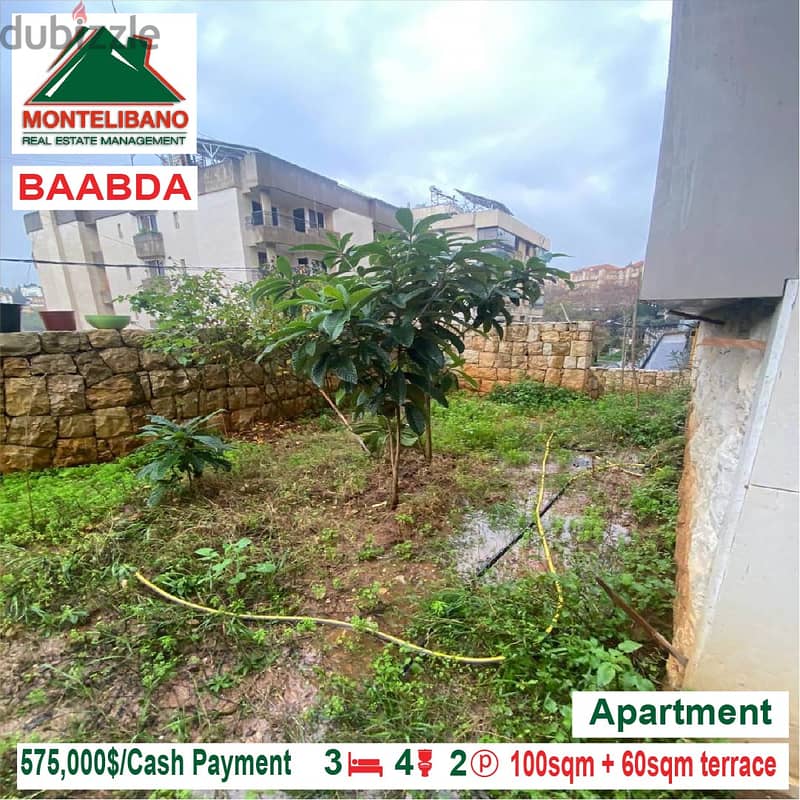 575,000$ !! Apartment for sale located in Baabda 5