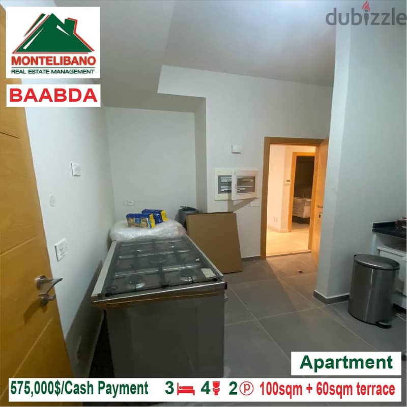 575,000$ !! Apartment for sale located in Baabda 7