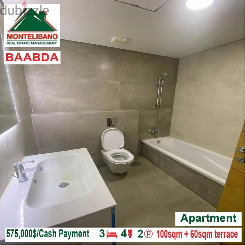 575,000$ !! Apartment for sale located in Baabda 8