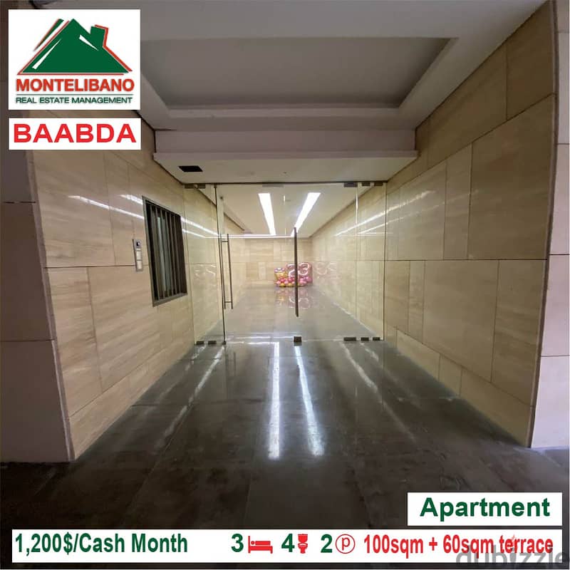 Apartment for rent located in Baabda 0