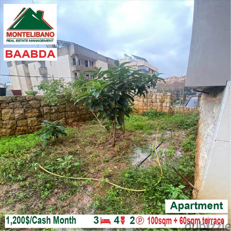 Apartment for rent located in Baabda 7