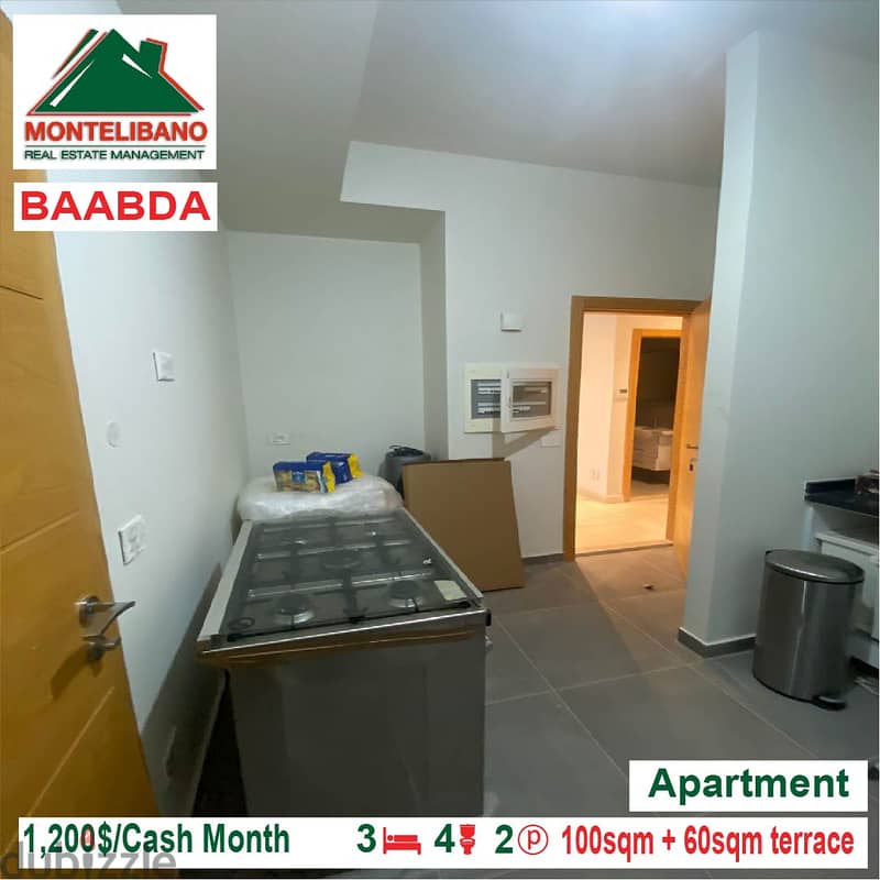 Apartment for rent located in Baabda 9