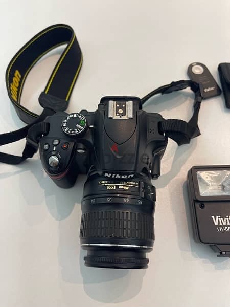 Nikon D3200 with all accessories 2