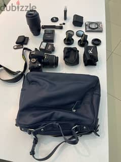 Nikon D3200 with all accessories