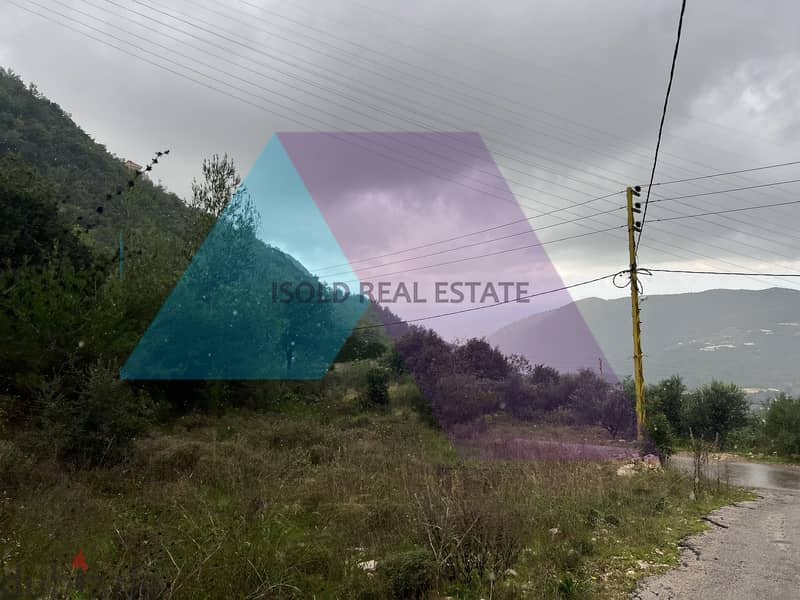 A 1030 m2 land+open mountain/sea view for sale in Zebdine 1