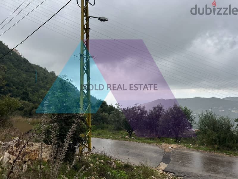 A 1030 m2 land+open mountain/sea view for sale in Zebdine 2