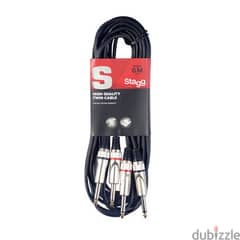 Stagg STC6C 6m Twin Cable 0