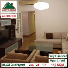245,000$ Cash Payment!! Apartment for sale in Achrafieh!! 0